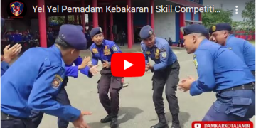 Yel Yel Pemadam Kebakaran | Skill Competition Disdamkar dan Penyelamatan Kota Jambi | Pleton 2 Mako